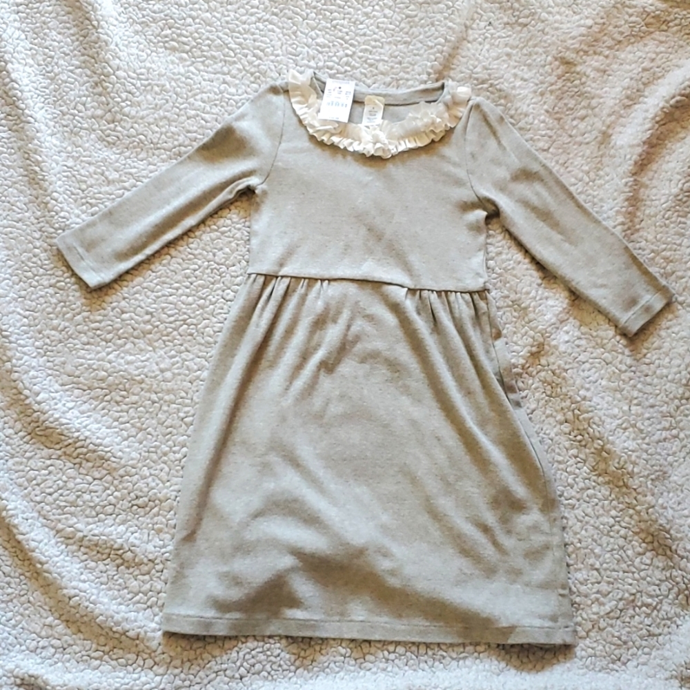 NWT crewcuts dress with embellished collar. Size 8